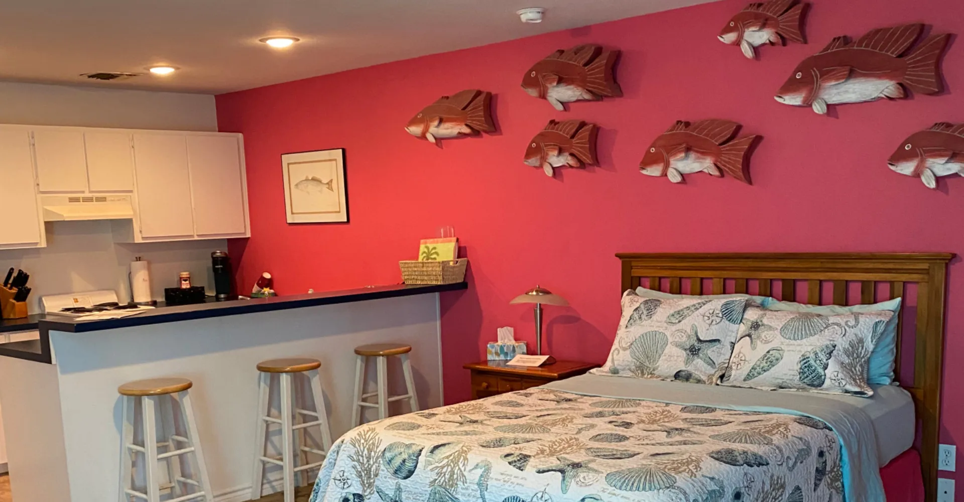 Octopus Room, room 6 at Poco Loco Lodge